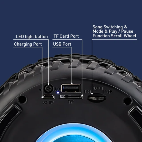 Tyre Shape Wireless Speaker 3